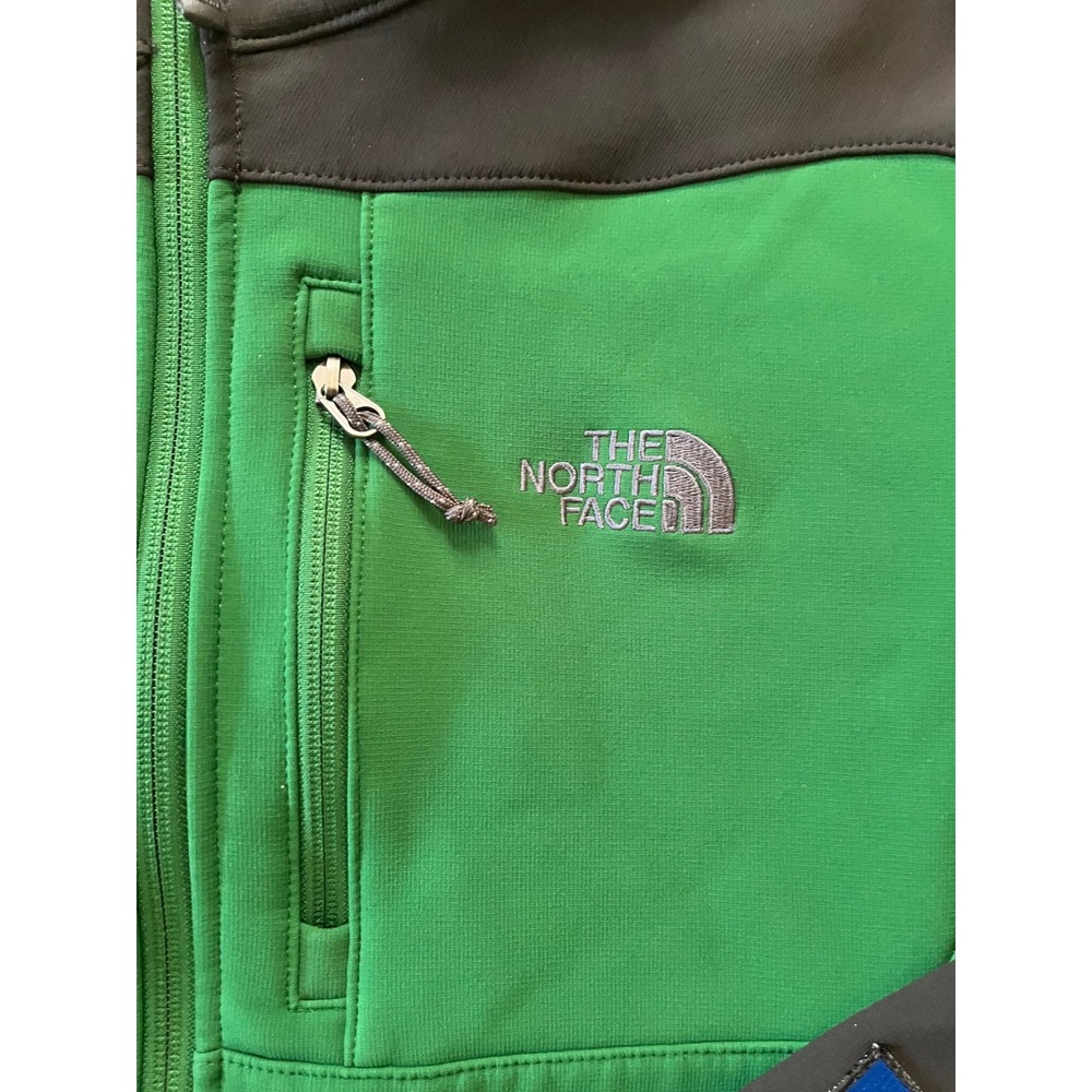 The North Face Apex Kilimanjaro 7 Summits Project Softshell Jacket Green Mens L - Picture 9 of 11